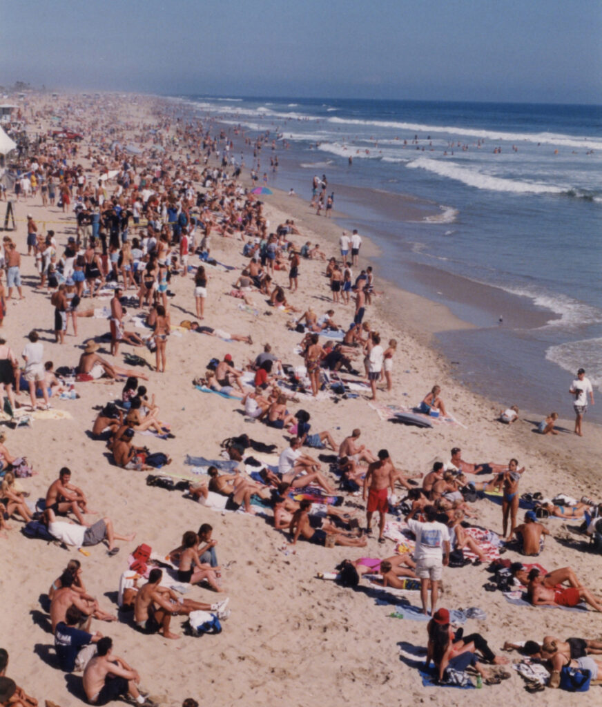Overcrowded Beaches in Summer
